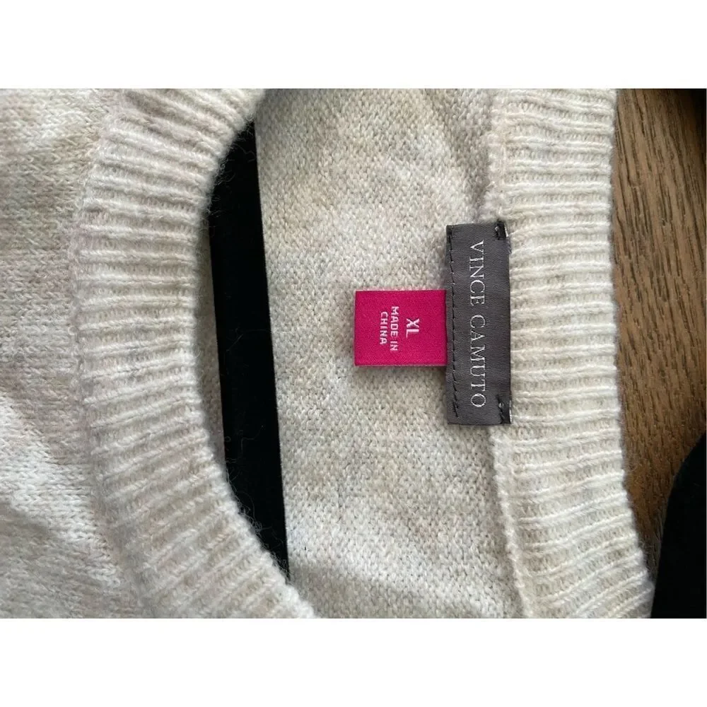 ✨ Vince Camuto Balloon Sleeve Sweater – Malted Cream, Size XL – NWT! ✨